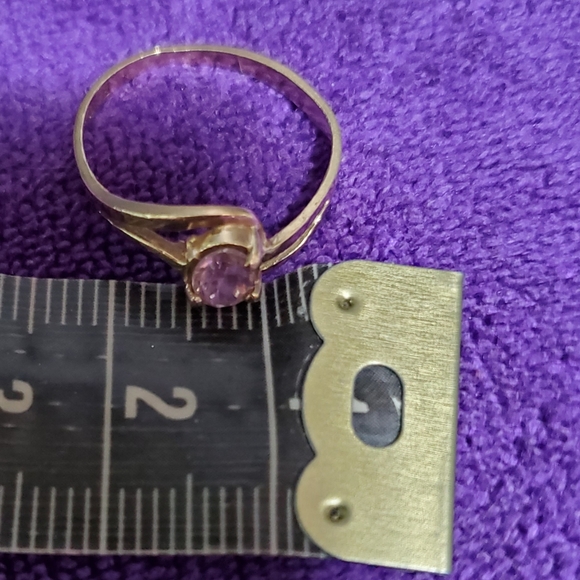 2 pink ice 10k gold sold together - Picture 7 of 8